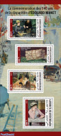 Djibouti 2023 Edouard Manet, Mint NH, Art - Paintings - Djibouti (1977-...)