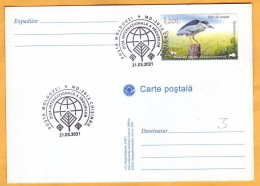 2022  Moldova Moldavie ERROR Special Postmark International Forests Day Fauna, Birds, - Moldavie