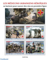 Central Africa 2023 Heroic Ukrainian Doctors, Mint NH, Health - History - Militarism - Militares