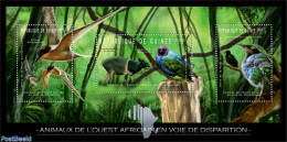 Guinea, Republic 2012 Endangered Animals Of West Africa, Mint NH, Nature - Animals (others & Mixed) - Birds - Other & Unclassified