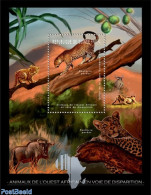 Guinea, Republic 2012 Endangered Animals Of West Africa, Mint NH, Nature - Animals (others & Mixed) - Cat Family - Other & Unclassified