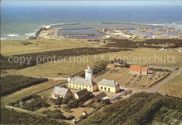 72066441 Hanstholm Kirke Kirche Hafen Fliegeraufnahme Daenemark - Denmark