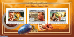 Guinea, Republic 2012 The Hindenburg Disaster, Mint NH, Transport - Aircraft & Aviation - Zeppelins - Aviones