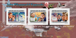 Guinea, Republic 2012 John F. Kennedy, Mint NH, History - Transport - American Presidents - Space Exploration - Autres & Non Classés