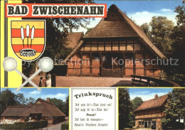 72066434 Bad Zwischenahn Altes Bauernhaus Gaststaette Trinkspruch Wappen Aschhau - Bad Zwischenahn