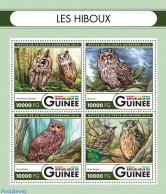 Guinea, Republic 2016 Owls, Mint NH, Nature - Birds - Birds Of Prey - Owls - Other & Unclassified