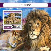 Guinea, Republic 2016 Lions, Mint NH, Nature - Cat Family - Autres & Non Classés