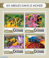 Guinea, Republic 2016 Bees, Mint NH, Nature - Bees - Flowers & Plants - Sonstige & Ohne Zuordnung