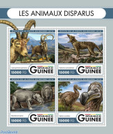 Guinea, Republic 2016 Extinct Animals, Mint NH, Nature - Animals (others & Mixed) - Birds - Prehistoric Animals - Prehistorisch