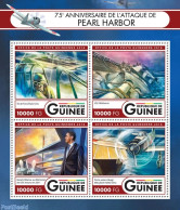 Guinea, Republic 2016 Pearl Harbor, Mint NH, History - Transport - American Presidents - Militarism - Aircraft & Aviat.. - Militares