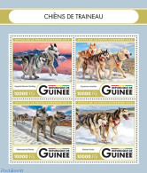 Guinea, Republic 2016 Sledge Dogs, Mint NH, Nature - Dogs - Otros & Sin Clasificación