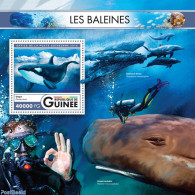 Guinea, Republic 2016 Whales, Mint NH, Nature - Sea Mammals - Sonstige & Ohne Zuordnung