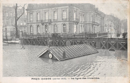 75-PARIS LA GRANDE CRUE 1910 QUAI DES GRANDS AUGUSTINS-N°5170-H/0251 - Alluvioni Del 1910