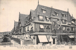 14-DEAUVILLE LA PLAGE FLEURIE-N°5170-H/0171 - Deauville