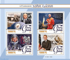 Guinea, Republic 2016 John Glenn, Mint NH, Transport - Space Exploration - Autres & Non Classés