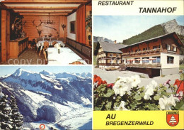 72066363 Au Bregenzerwald Restaurant Pension Tannahof Jaegerstube Panorama Schop - Autres & Non Classés