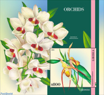 Liberia 2023 Orchids, Mint NH, Nature - Flowers & Plants - Orchids - Otros & Sin Clasificación
