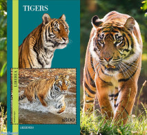 Liberia 2023 Tigers, Mint NH, Nature - Cat Family - Otros & Sin Clasificación