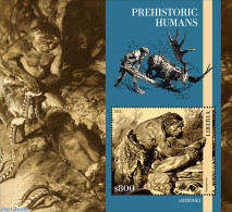 Liberia 2023 Prehistoric Humans, Mint NH, Nature - Prehistoric Animals - Prehistory - Vor- U. Frühgeschichte