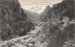 12-LES GORGES DU LOT A LA BARAQUE DE BRUNET-N°5171-C/0099 - Other & Unclassified