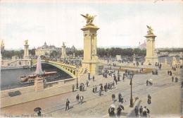 75-PARIS PONT ALEXANDRE III-N°5171-B/0335 - Autres & Non Classés