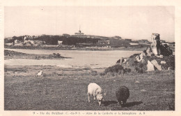 22-ILE DE BREHAT ANSE DE LA CORDERIE ET LE SEMAPHORE-N°5171-H/0073 - Ile De Bréhat