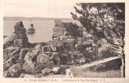 22-ILE DE BREHAT LES ROCHERS ET LA TOUR MIN JOLIGUET-N°5171-H/0059 - Ile De Bréhat