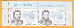 2022  Moldova Moldavie Personalities. Anniversaries. Ion Creanga, Writer, Art 2v Mint - Moldavie