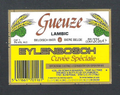 BROUWERIJ  EYLENBOSCH - SCHEPDAAL - GUEUZE LAMBIC - CUVEE SPECIALE - 37,5 CL  -  BIERETIKET (BE 111) - Bière