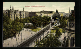 AK Berlin-Schöneberg, Nollendorfplatz Mit U-Bahn Aus Der Vogelschau  - Schoeneberg