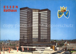 72064879 Essen Ruhr Rathaus Hochhaus Wappen Krone Essen - Essen