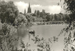 72064845 Werder Havel Partie Am Fluss Kirche Werder - Otros & Sin Clasificación