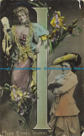 R638084 Miss Ethel Irving. Tuck. Flower And Beauty. Series Iris. Real Photograph - Wereld