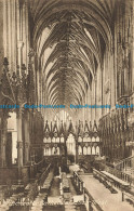 R638086 Winchester Cathedral. Choir West. F. Frith. No. 19412 - Wereld