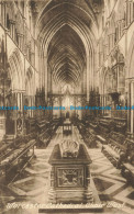 R638088 Worcester Cathedral. Choir West. F. Frith. No. 29313 - Mundo