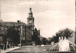 72064352 Pankow Breite Ecke Muehlenstrasse Mit Rathaus Springbrunnen Berlin - Sonstige & Ohne Zuordnung