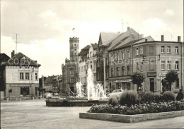 72064313 Meuselwitz Blick Zum Rathaus Springbrunnen Meuselwitz - Meuselwitz