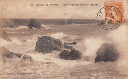 56-BELLE ILE EN MER LES POULAINS-N°5177-G/0193 - Belle Ile En Mer