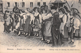 68-MASEVAUX FOLKLORE RECEPTION D UN GENERAL-N°5177-F/0159 - Sonstige & Ohne Zuordnung