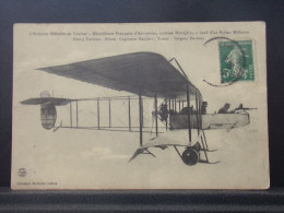 1213 THEME . L'AVIATION MILITAIRE AU COMBAT . MITRAILLEUSE FRANCAISE A BORD D'UN BIPLAN . HENRY FARMAN . MAILFERT . - ....-1914: Précurseurs