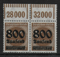 DR: MiNr. 305 IV, Postfrisch, ** Im Waagrechten Paar Vom Oberrand - Unused Stamps