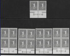 Bund: MiNr. 226 HAN, Postfrisch, **, 5x Luxus - Unused Stamps