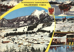 72064134 Haldensee Mit Aggenstein Tannheimertal Skilifte Pferdeschlitten Hallenb - Other & Unclassified