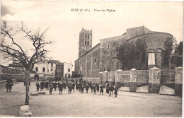 FR66 ELNE - Fau - Place De L'église - Animée - Belle - Elne