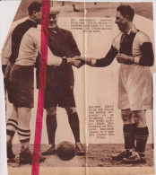 Voetbal - Match Racing Gent X Racing Mechelen ,Grymonprez & Nouwens - Orig. Knipsel Coupure Tijdschrift Magazine - 1934 - Ohne Zuordnung
