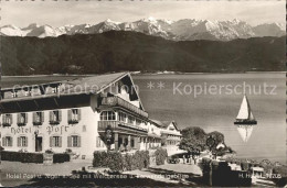 72064007 Urfeld Walchensee Hotel Post Und Jaeger Am See Mit Karwendelgebirge Koc - Other & Unclassified