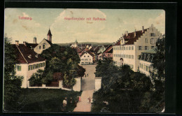 AK Tettnang, Kapellenplatz Mit Rathaus  - Tettnang