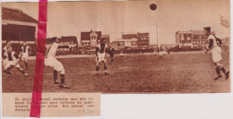 Voetbal - Match Racing Mechelen X Antwerp - Orig. Knipsel Coupure Tijdschrift Magazine - 1934 - Unclassified
