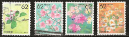 Japon 1990 N° Y&T : 1797,1804,1822 Et 1823 Obl. - Gebraucht