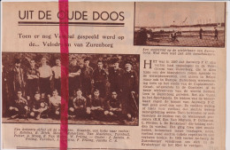 Voetbal - Ploeg Antwerp FC Op De Velodroom Zurenborg In 1897 - Orig. Knipsel Coupure Tijdschrift Magazine - 1934 - Ohne Zuordnung